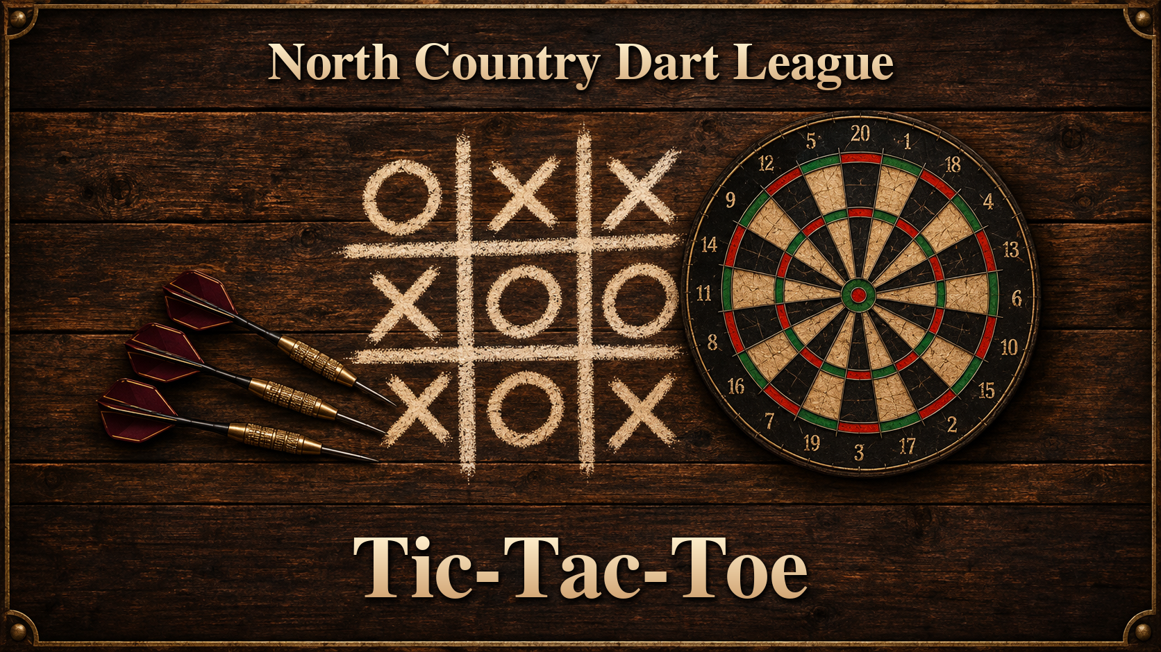Darts Game: Tic Tac Toe - NCDL Berlin NH Darts